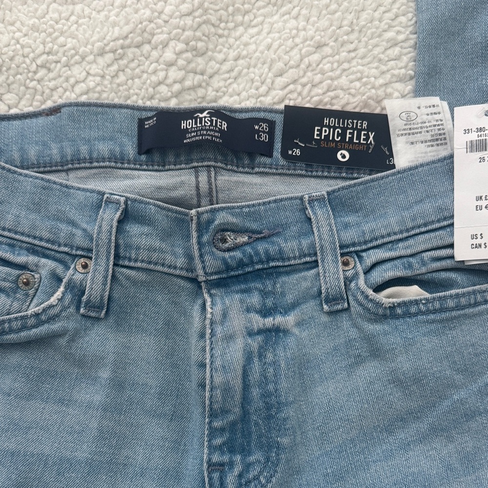 Hollister Men's Denim Slim Straight Jeans